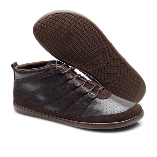 SPARQ Mid Dark Brown - ZAQQ Barfußschuhe