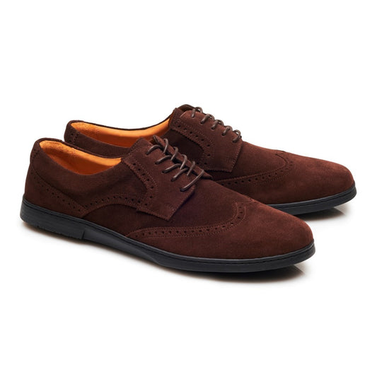 Briq Brogue Velors Brown