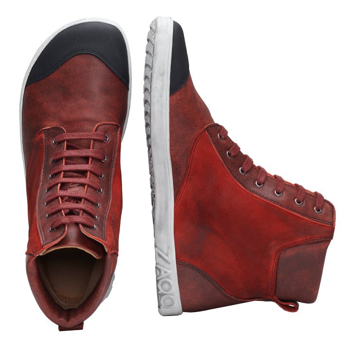 CHICAQO Red - ZAQQ Barfußschuhe