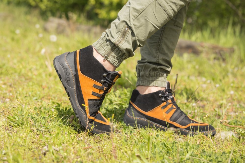 ESQAPE Black Orange Waterproof - ZAQQ Barfußschuhe