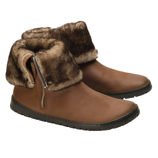 HUQ Winter Brown - ZAQQ Barfußschuhe