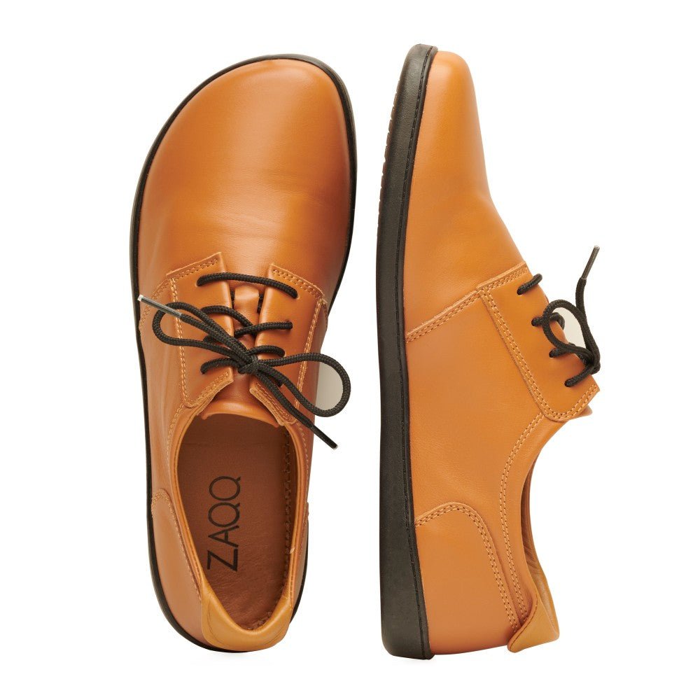 PIQUANT Nappa Cognac - ZAQQ Barfußschuhe