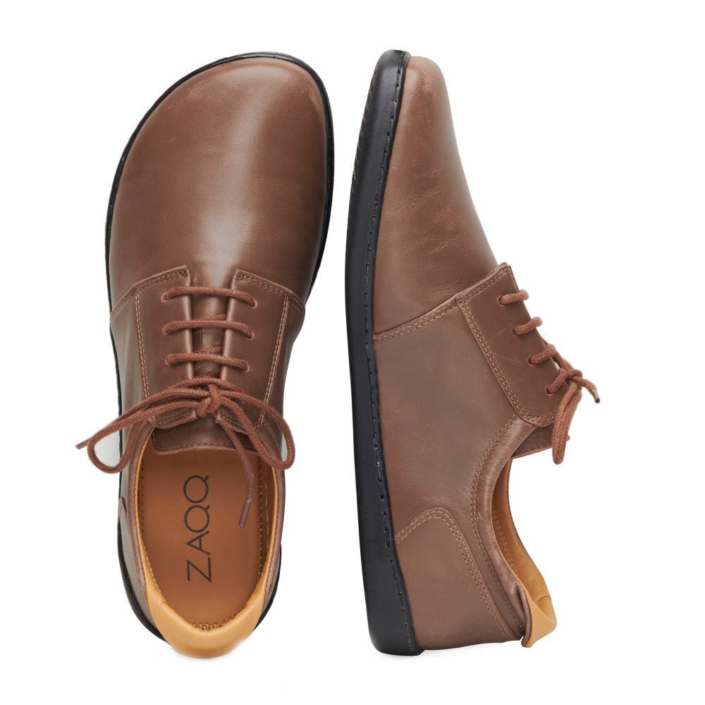 PIQUANT Nappa Dark Brown - ZAQQ Barfußschuhe