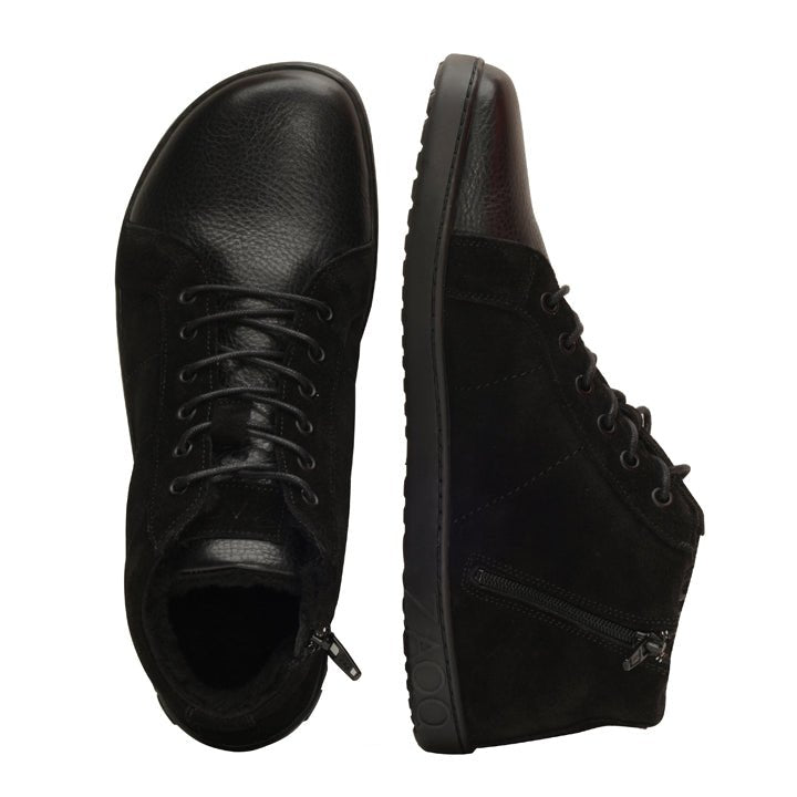 QORE Mid Winter Black - ZAQQ Barfußschuhe