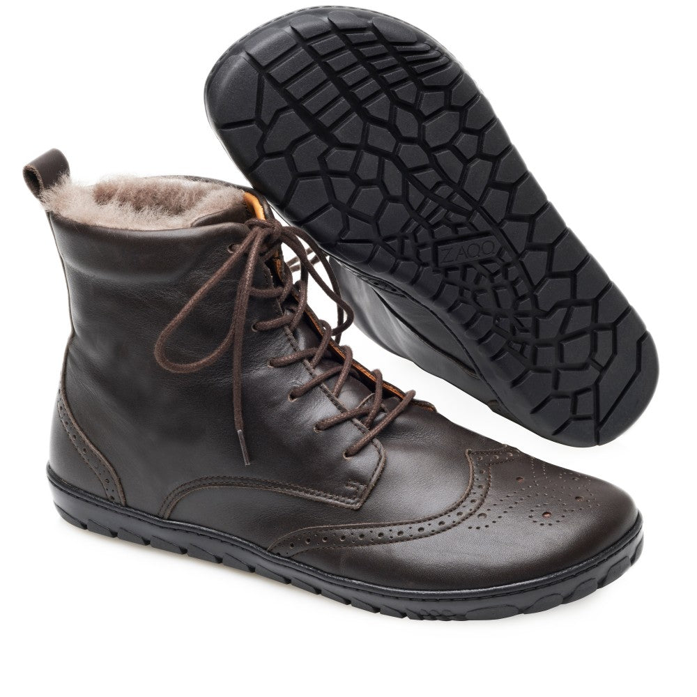 Quintic Winter Brogue Dark Brown