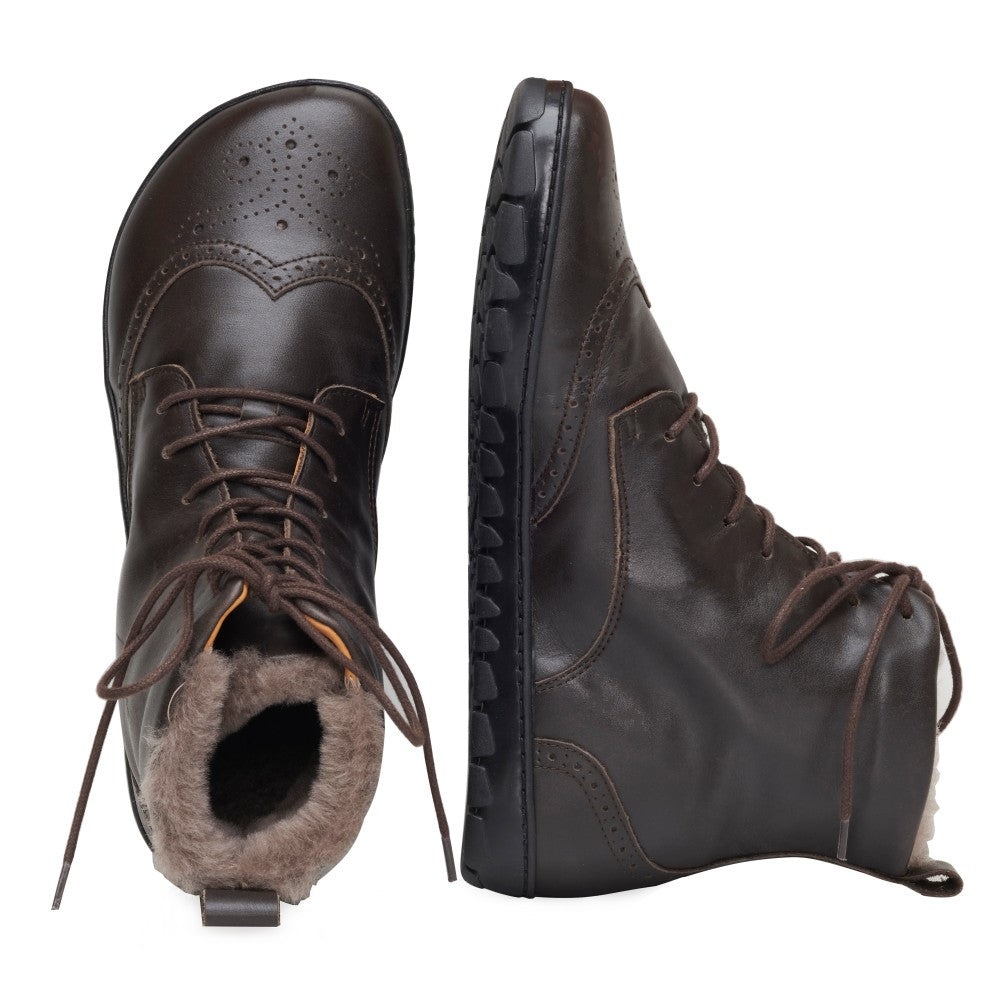 Quintic Winter Brogue Dark Brown