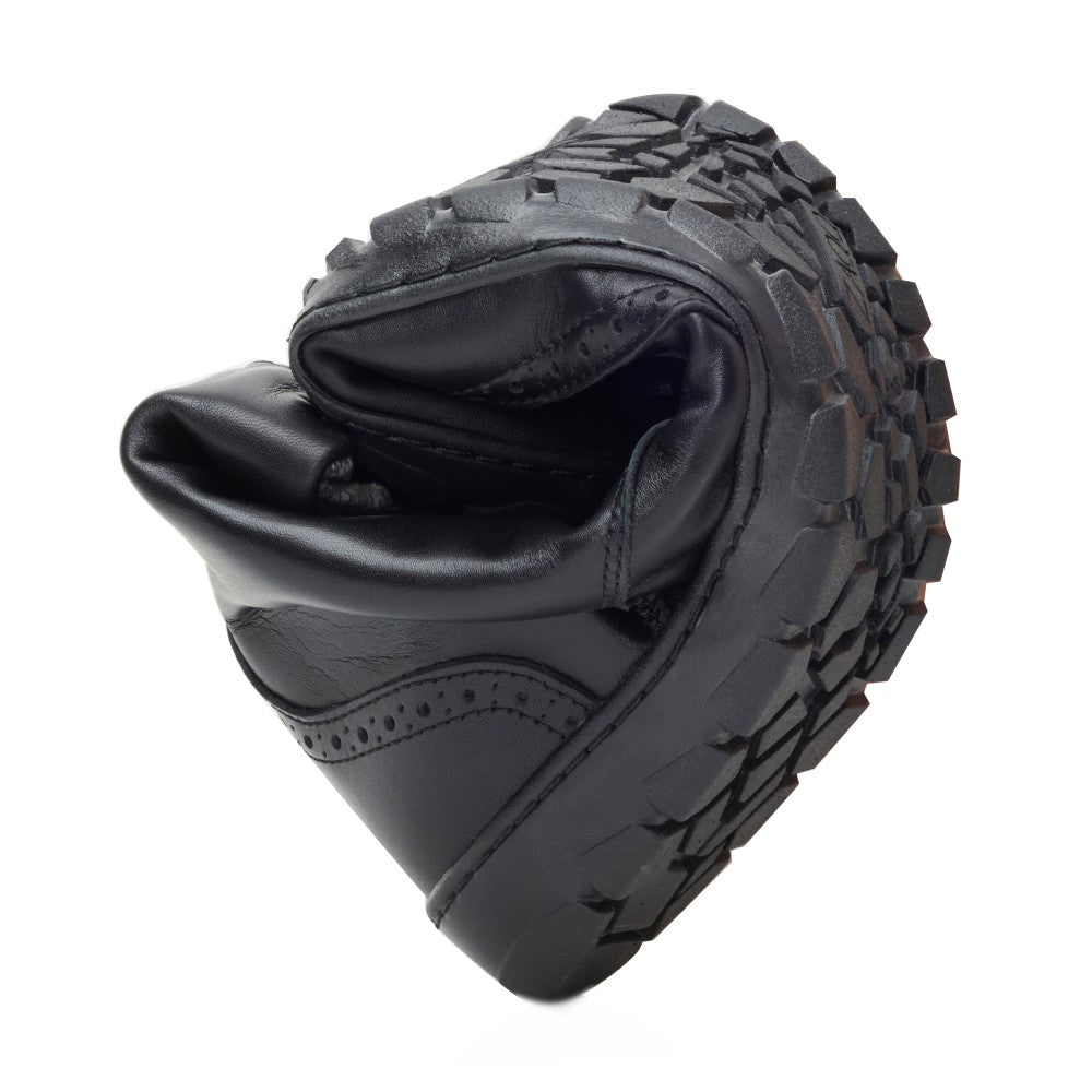 Quintic Brogue Black Waterproof