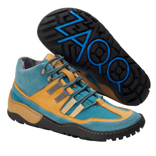 SQOUT Blue Orange Waterproof - ZAQQ Barfußschuhe