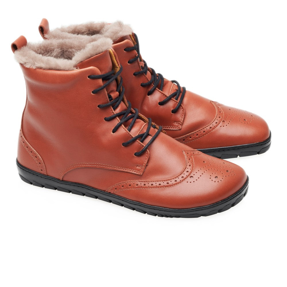 Quintic Winter Brogue Cognac