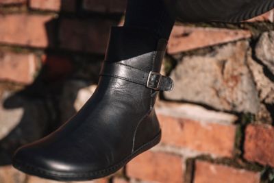 ZAQQ RIQUET Black Boots - Barefoot Shoes | Handmade Barefoot Shoes from ...