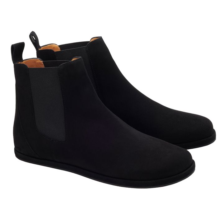 ZAQQ EQUITY Velours Black - Boots - barefoot shoes | Handmade Barefoot ...
